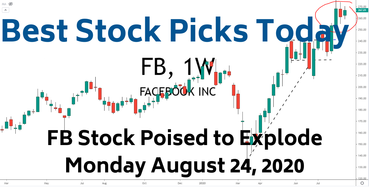 Best Stock Picks Today 8-24-20 FB Stock