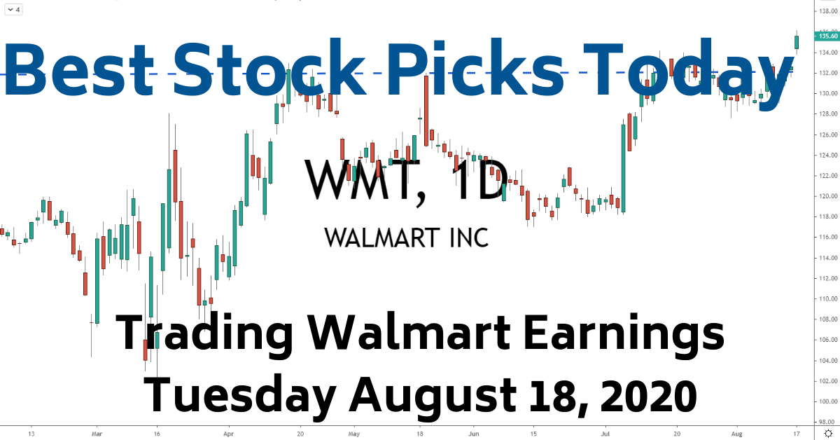 WMT Walmart Earnings 8-18-20 Best Stock Picks Today
